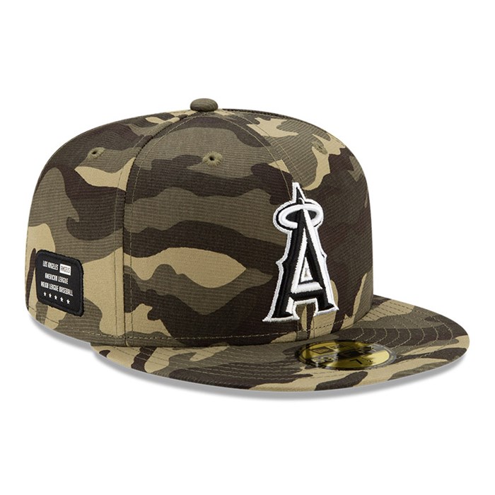 LA Angels MLB Armed Forces 59FIFTY Lippis Camo - New Era Lippikset Halpa hinta FI-175306